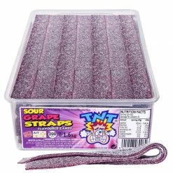 SOUR Lollies TNT Sour Grape Straps