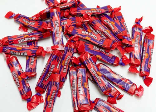 Allen's Old Aussie Favourites & Classic Retro Lollies Red Ripper Sticks By Allens - Bag 800g