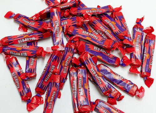 Allen's Old Aussie Favourites & Classic Retro Lollies Red Ripper Sticks By Allens - Bag 800g