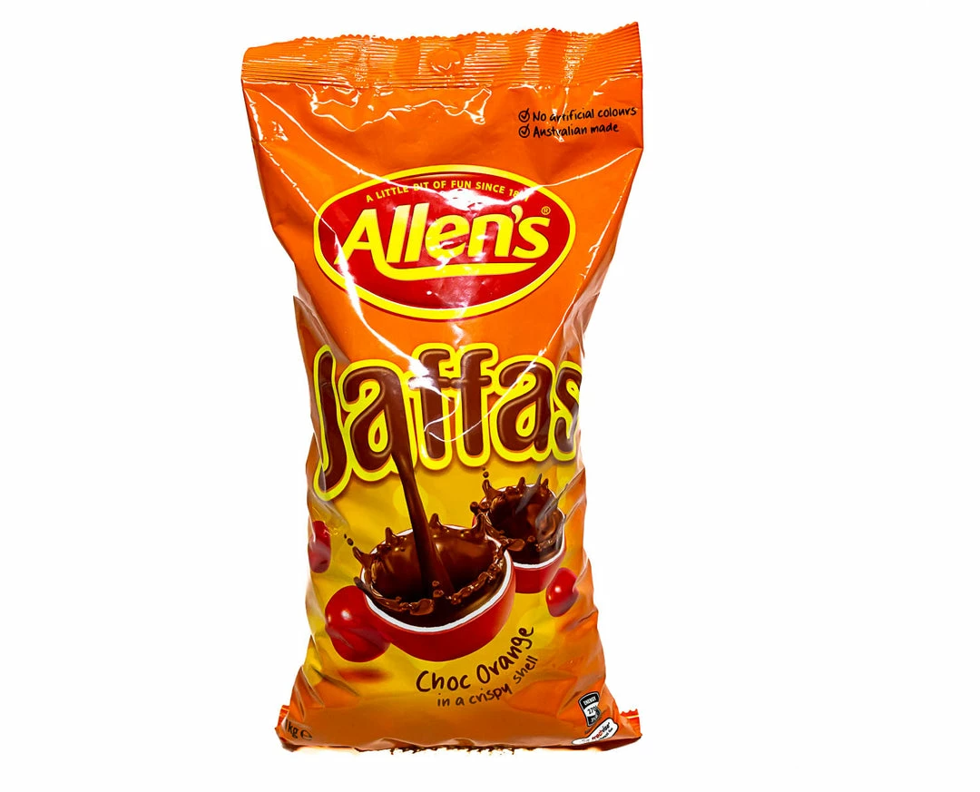Allen's Bulk Chocolate & Lollies Jaffas By Allens 1kg Bag