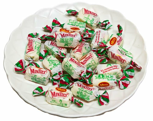 Allen's MINTS & Mint-Flavoured Lollies Minties By Allens