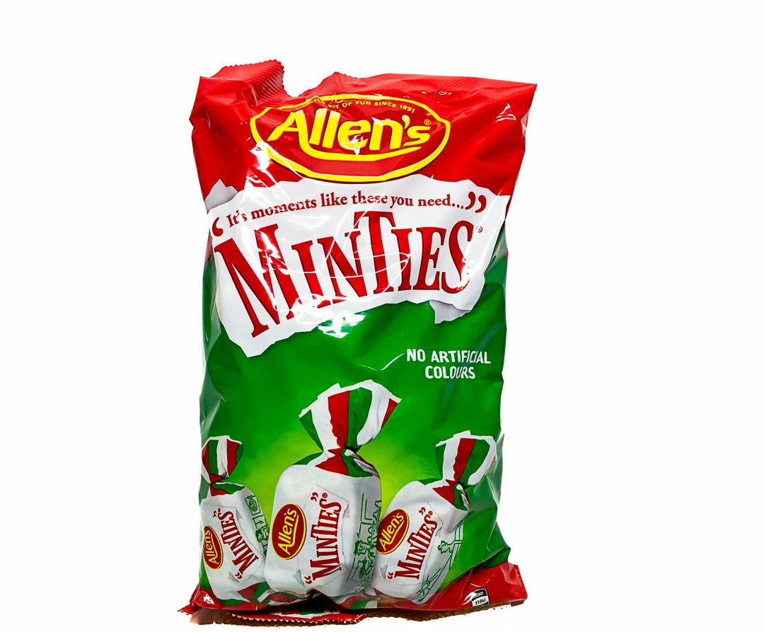 Allen's MINTS & Mint-Flavoured Lollies Minties By Allens