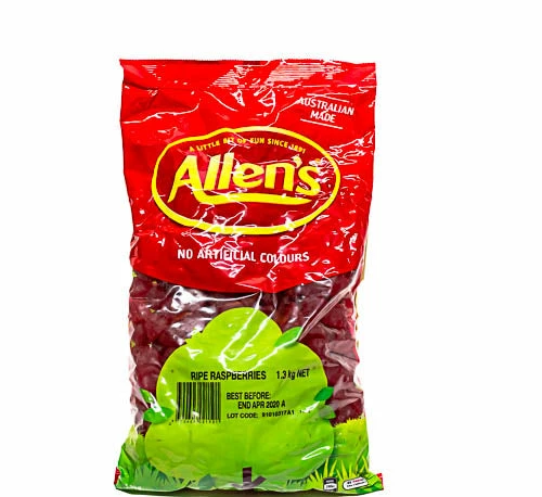 Allen's CARTON Prices - Bulk Raspberries By Allens 7.8kg Carton
