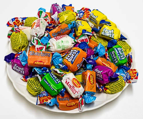 Allen's Allens And Pascall Wrapped Lollies 1kg Candy, LOLLIES & Confectionery