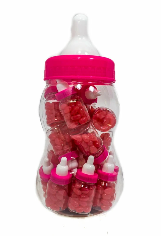 Sunshine Confectionery Baby Bottle - Pink Novelty Confectionery