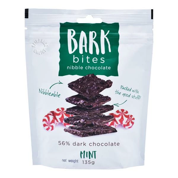 Sunshine Confectionery Nuts Roasted & Chocolate Dark Chocolate Mint Bark Bites