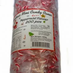 AIT Christmas Mini Candy Canes 200 X 4g Bulk Chocolate & Lollies
