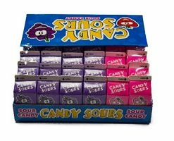 Universal Candy Candy Sours - Sour Candy 36 Packets (Strawberry And Grape)