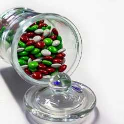 Confectionery House Christmas Chocolate Drops - Red, White, Green 400g Chocolates - Milk, Dark & White