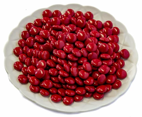 Confectionery House Red Chocolate Drops 1kg Bulk Chocolate & Lollies