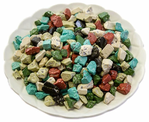 Sunshine Confectionery Chocolate Rocks 1kg Chocolates - Milk, Dark & White