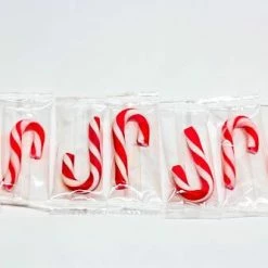 AIT Christmas Mini Candy Canes 200 X 4g Bulk Chocolate & Lollies