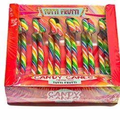 Lolliland CHRISTMAS RAINBOW CANDY CANES 12g X 12pcs