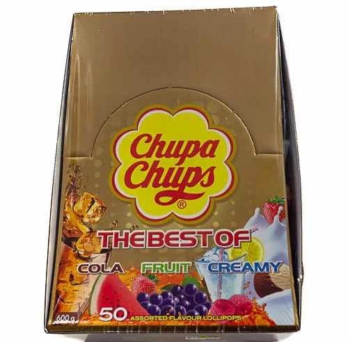Sunshine Confectionery Chupa Chups Lollipops 50 Pops