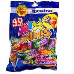 Sunshine Confectionery Mix Of Minis - Chupa Chups And Mentos 40 Pieces Lollipops