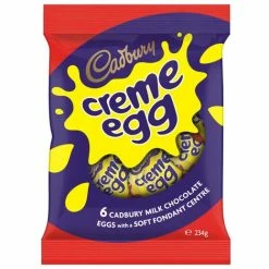 Sunshine Confectionery Outlet Chocolates - Milk, Dark & White Easter Egg Cadbury Creme Egg Bag 234g