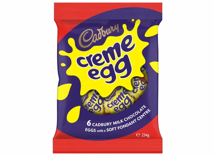 Sunshine Confectionery Outlet Chocolates - Milk, Dark & White Easter Egg Cadbury Creme Egg Bag 234g