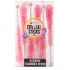 Lolliland Candy, LOLLIES & Confectionery Crystal Sticks - Hot Pink 6 Sticks