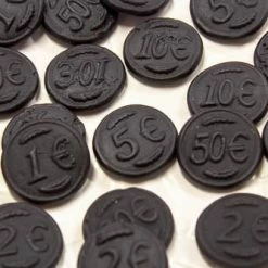 Kraepelien And Holm DUTCH Licorice Dutch Coins Licorice 1kg - Muntendrop