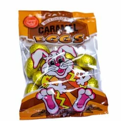 Sunshine Confectionery Outlet Easter Eggs Mini Caramel Cream Filled 120g
