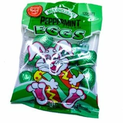 Sunshine Confectionery Outlet Easter Eggs Mini Peppermint Cream Filled 120g Chocolates - Milk, Dark & White