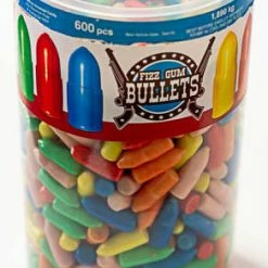 Sweetworld Candy, LOLLIES & Confectionery Fizzy Gum Bullets Tub