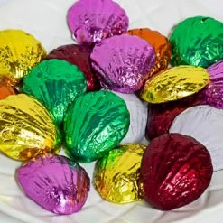 Paul's Confectionery Seashells - Milk Chocolate Shells In Mixed Foils 345g