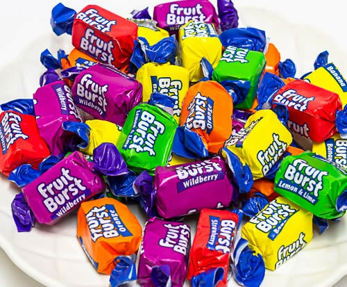 Fruit Bursts 90g By Pascall NZ Candy, LOLLIES & Confectionery