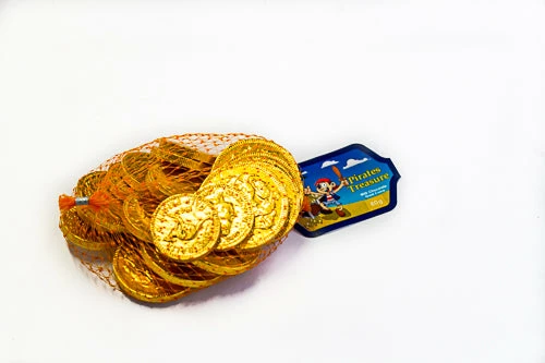 Sorini Gold Coins In Mesh Bags CHILDREN'S Party Lollies