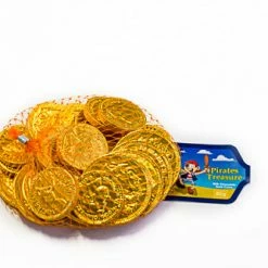 Sorini Gold Coins In Mesh Bags CHILDREN'S Party Lollies
