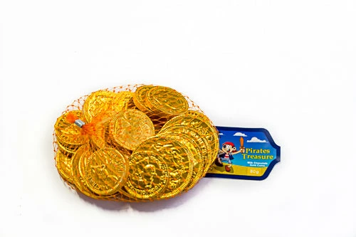 Sorini Gold Coins In Mesh Bags CHILDREN'S Party Lollies