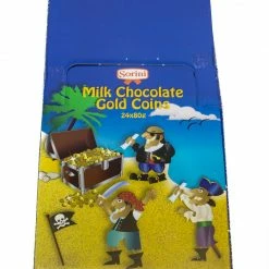 Sorini Bulk Chocolate & Lollies Gold Coins In Mesh Bags - Box