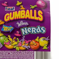 Concord Confectioners Gumballs Filled Nerds 370g Candy, LOLLIES & Confectionery