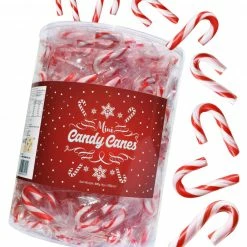 AIT Christmas Mini Candy Canes 200 X 4g Bulk Chocolate & Lollies
