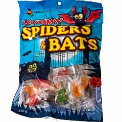 Lolliland Novelty Confectionery Halloween - Spiders & Bats (Gummy)