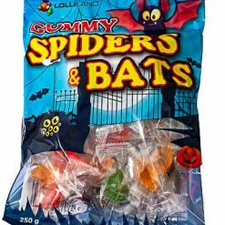 Lolliland Novelty Confectionery Halloween - Spiders & Bats (Gummy)