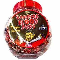 Lolliland Lollipops - Vampire Blood Pops 70 Pieces Halloween
