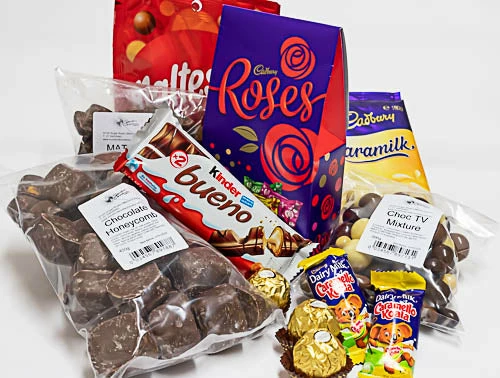 Sunshine Confectionery Outlet Hamper - Chocolate Indulgence Hampers