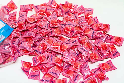 Candy Brokers Candy, LOLLIES & Confectionery Hartbeat (Heartbeat) Jumbo Candies - Tutti Frutti Bag