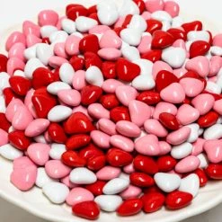 Lolliland Red, Pink And White Chocolate Hearts Candy Shell 1kg