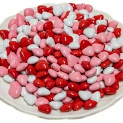 Lolliland Red, Pink And White Chocolate Hearts Candy Shell 1kg