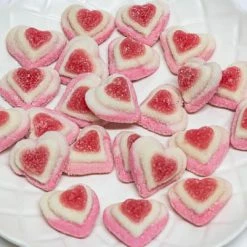 AIT GLUTEN Free Lollies Hearts - Triple Strawberry Gummy 255g