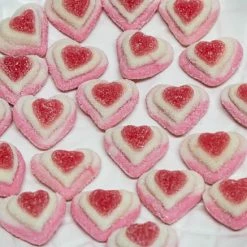 AIT GLUTEN Free Lollies Hearts - Triple Strawberry Gummy 255g