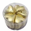Paul's Confectionery Chocolates - Milk, Dark & White Hearts - Milk Chocolate Hearts In Gold Foil 30g Tub