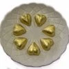 Paul's Confectionery Hearts - Milk Chocolate Hearts In Gold Foil Chocolates - Milk, Dark & White