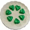 Chocolate Gems Hearts - Milk Chocolate Hearts In Green Foil