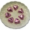 Paul's Confectionery Chocolates - Milk, Dark & White Hearts - Milk Chocolate Hearts In Light Pink Foil