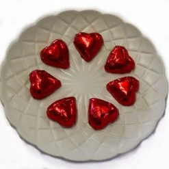 Paul's Confectionery Hearts - Milk Chocolate Hearts In Red Foil 1kg