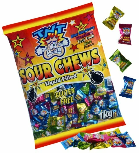 TNT Sour Chews Novelty Confectionery