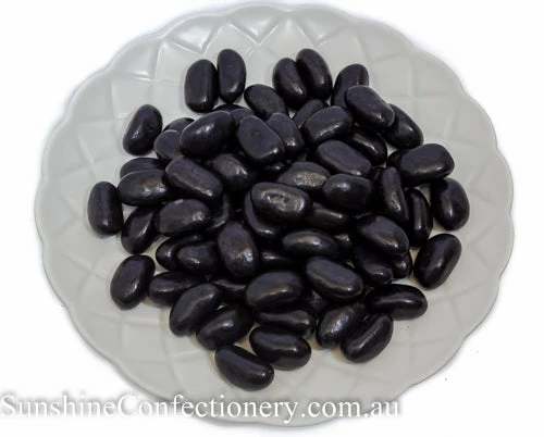 Rainbow Confectionery Black Jelly Beans 1kg